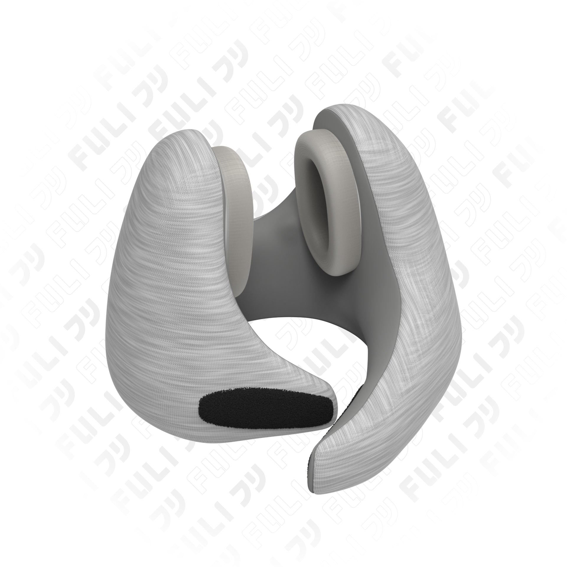 เซตเงียบสนิทหน้าเรียว | FULI Noise Cancelling Ergo Neck Pillow + FULI Natural Stone Electric Gua Sha