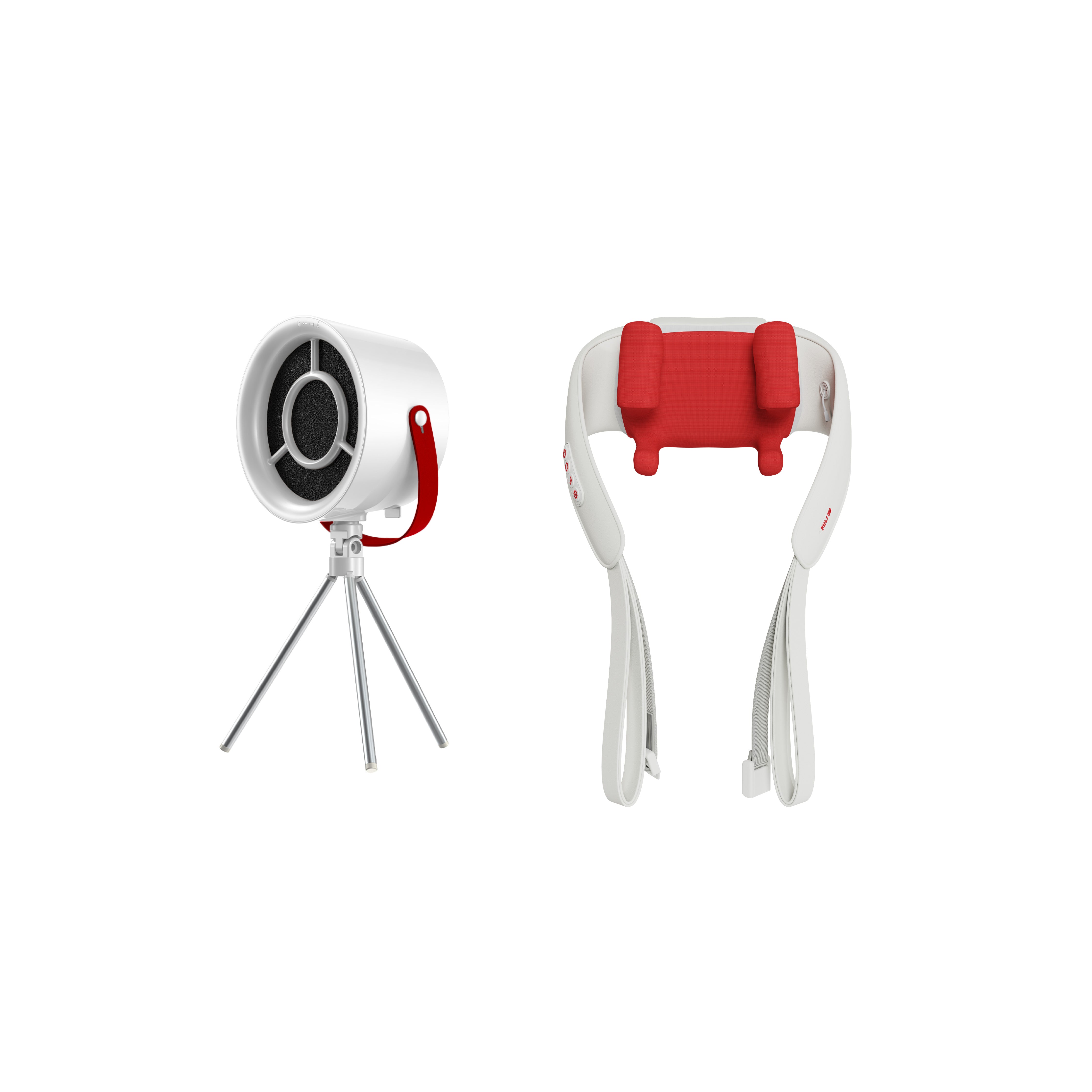 เซตควันสลายสบายคอ บ่า ไหล่ | FULI Portable Electric Cooker hoods + FULI Neck and Shoulder Massager