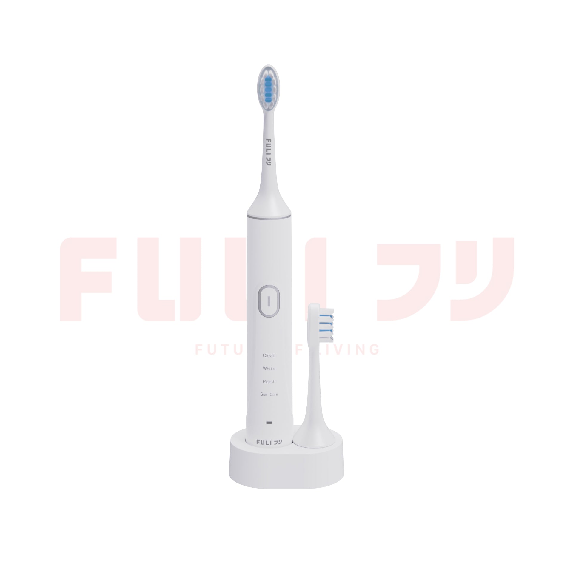 แปรงสีฟันโซนิค LED ฟอกฟันขาว | FULI LED Sonic Electric Toothbrush