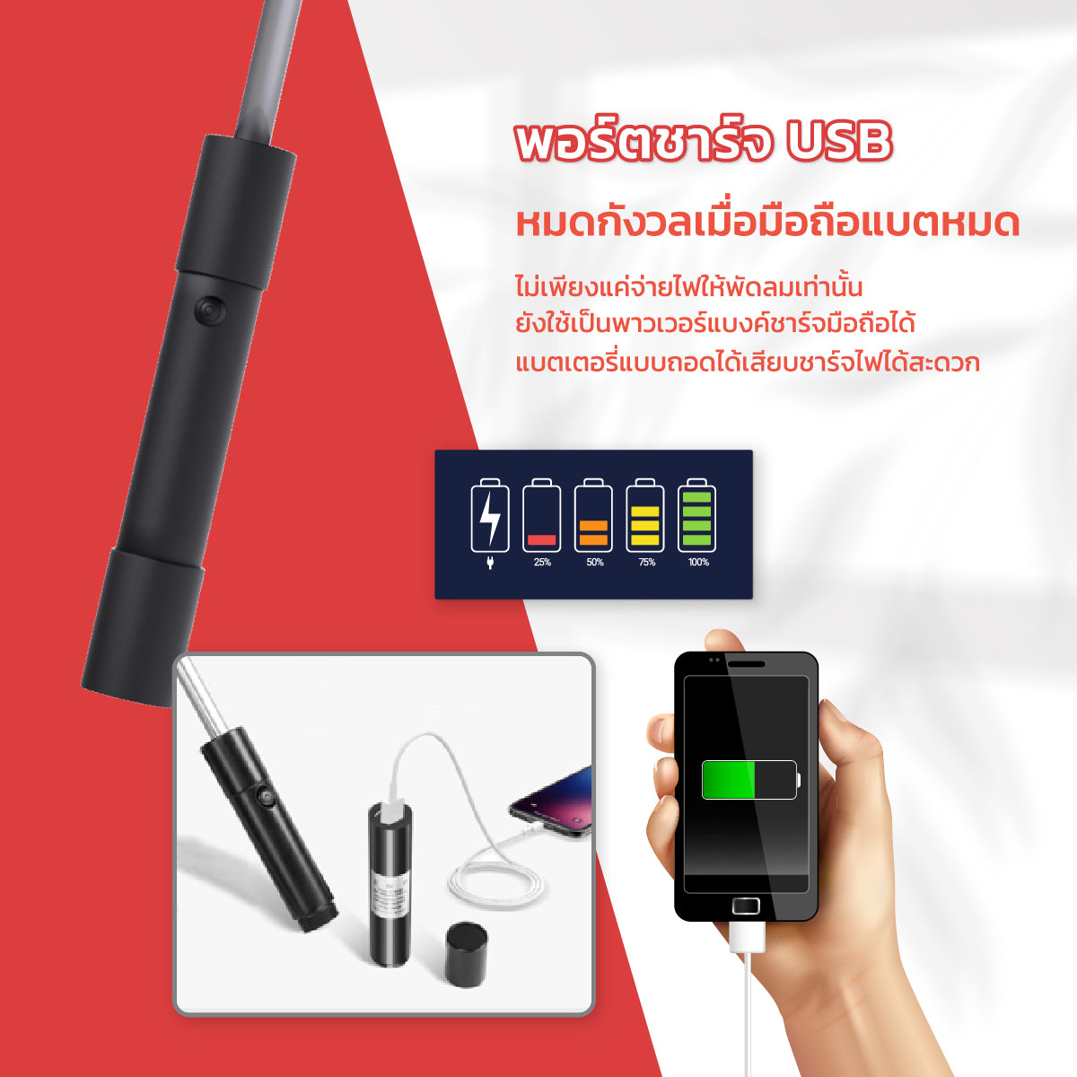 เซตคู่สุดคูล FULI X8 ErgoChair + Breeze Fan UV Protection Umbrella - Black ดำ / White ขาว