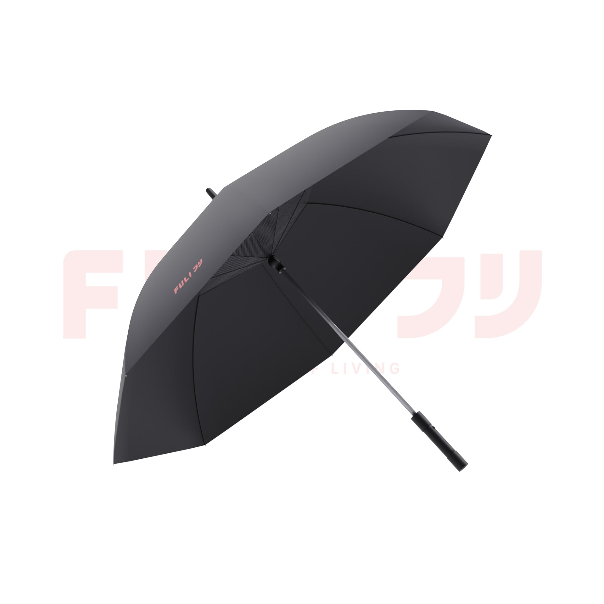 เซตคู่สุดคูล FULI X8 ErgoChair + Breeze Fan UV Protection Umbrella - Black ดำ / White ขาว