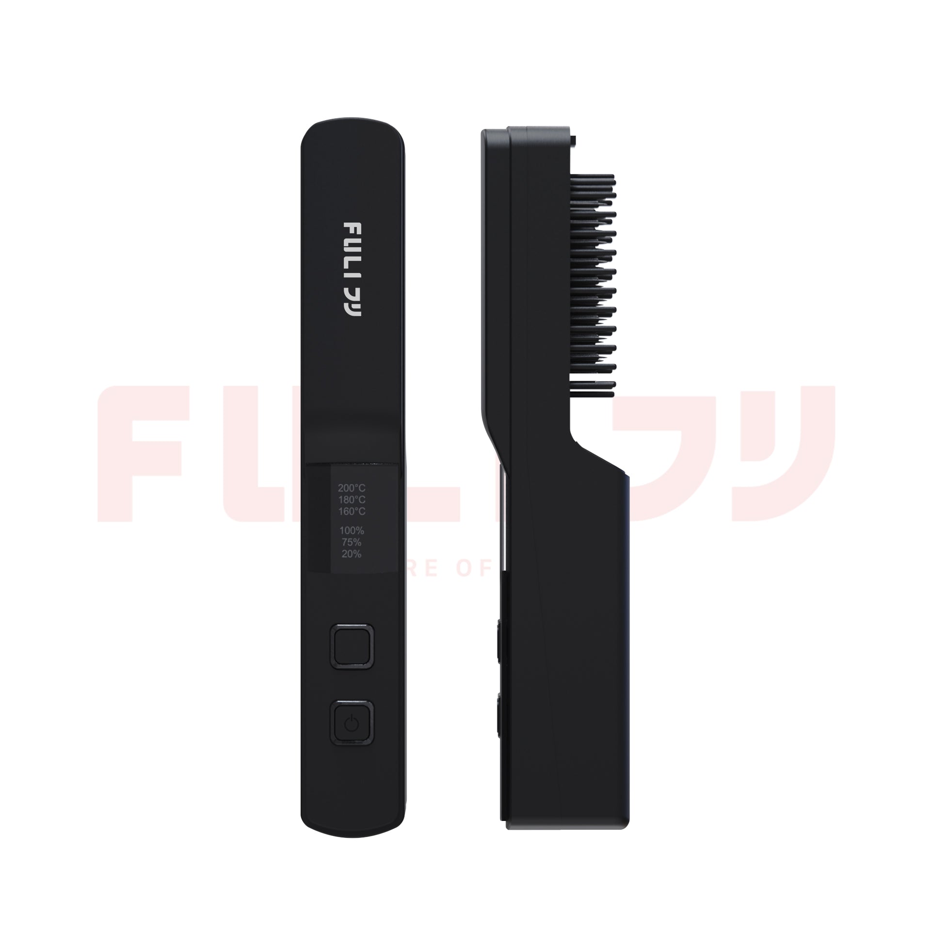 เซตReady to go FULI IONIC Styling Brush + LED Sonic Electric Toothbrush