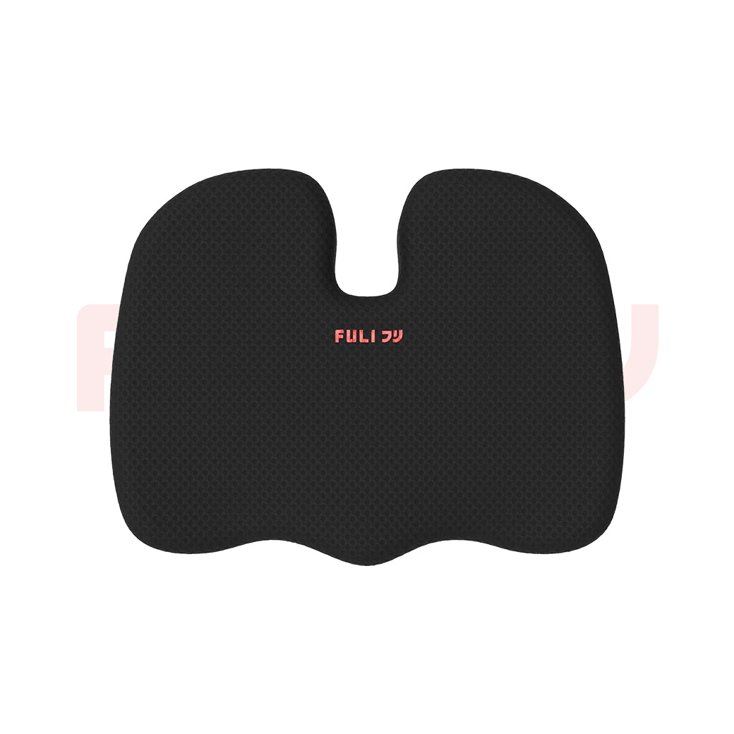เซตนั่งสบาย FULI 3Memory Foam FULI Lumbar Support Cushion Core + U Shape seat cushions