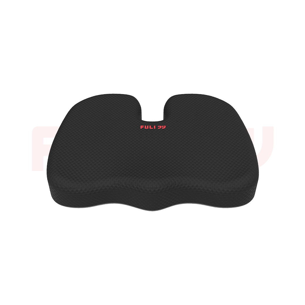 เซตนั่งสบาย FULI 3Memory Foam FULI Lumbar Support Cushion Core + U Shape seat cushions