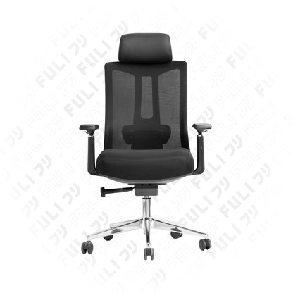 เซตนั่งฟินนวดคอสบายตา | FULI M9 Expert Posture ErgoMesh Office Chair - Black + Ergo Massage Neck Pillow + Smart Eye Massager