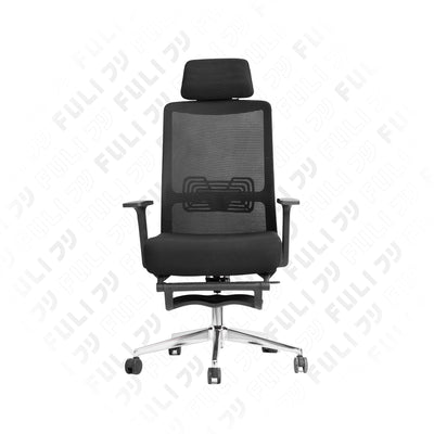 เซตนั่งเพลินผ่อนคลายสบายตา | FULI X9 Memory Foam ErgoMesh Office Chair - Black + Ergo Massage Neck Pillow + Smart Eye Massager