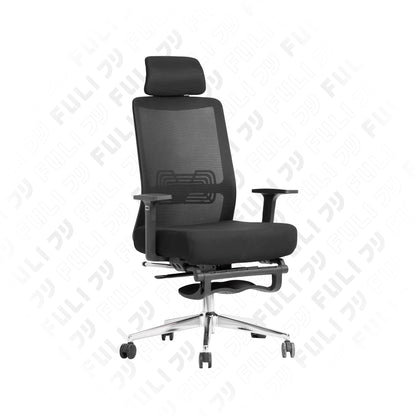 เซตนั่งเพลินผ่อนคลายสบายตัว | FULI X9 Memory Foam ErgoMesh Office Chair - Black + Ergonomic Smart Massager Mattress