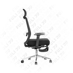 เก้าอี้เพื่อสุขภาพ ErgoMesh Chair รุ่น X9 - สีดำ | FULI X9 Memory Foam ErgoMesh Office Chair - Black | X9メモリーフォームエルゴメッシュオフィスチェア