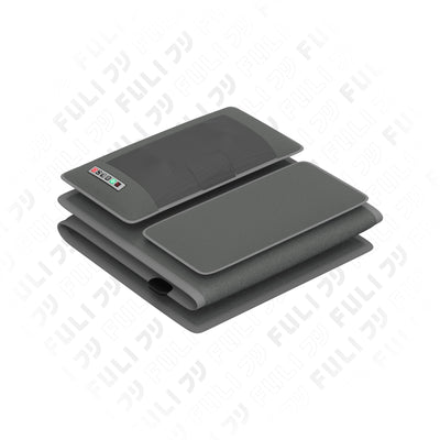 เซตนั่งฟินผ่อนคลายสบายตัว | FULI M9 Expert Posture ErgoMesh Office Chair - Black + Ergonomic Smart Massager Mattress