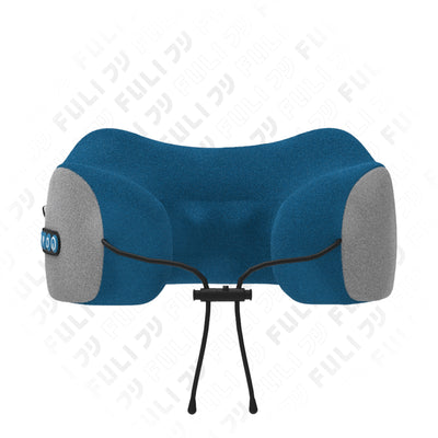หมอนนวดคอไฟฟ้า | FULI Ergo Massage Neck Pillow Blue Limited Edition