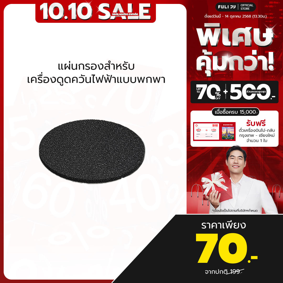 แผ่นกรองสำหรับเครื่องดูดควันไฟฟ้าแบบพกพา | Portable Electric Cooker hoods Filter