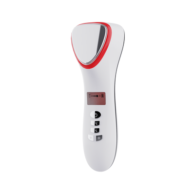 เซตหน้าใสสบายต้นคอ FULI Smart Hot and Cold Ultrasonic Facial Treatment Device +Ergo Massage Neck Pillow