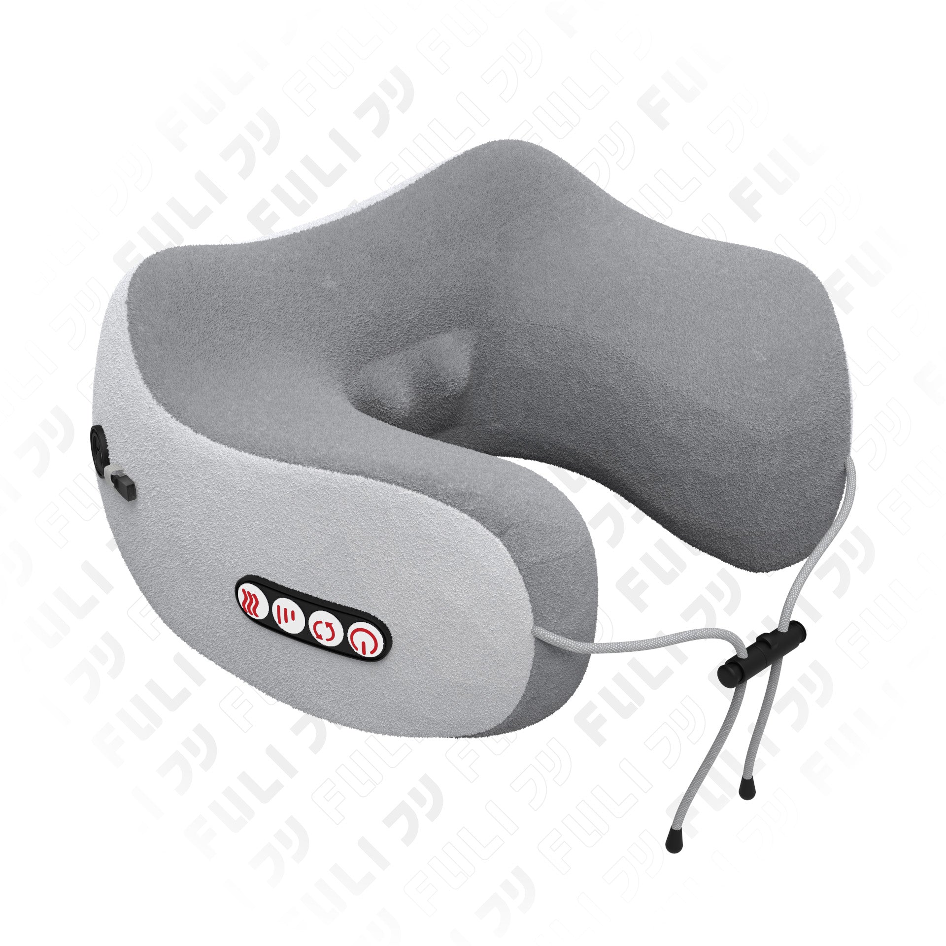 ซื้อ 1 แถม 1  | หมอนนวดคอไฟฟ้า | FULI Ergo Massage Neck Pillow