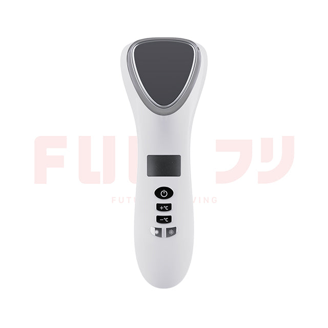 เซตหน้าเรียวใสผมสวยปัง FULI Smart Hot and Cold Ultrasonic Facial Treatment Device + Natural Stone Electric Gua Sha + IONIC Styling Brush