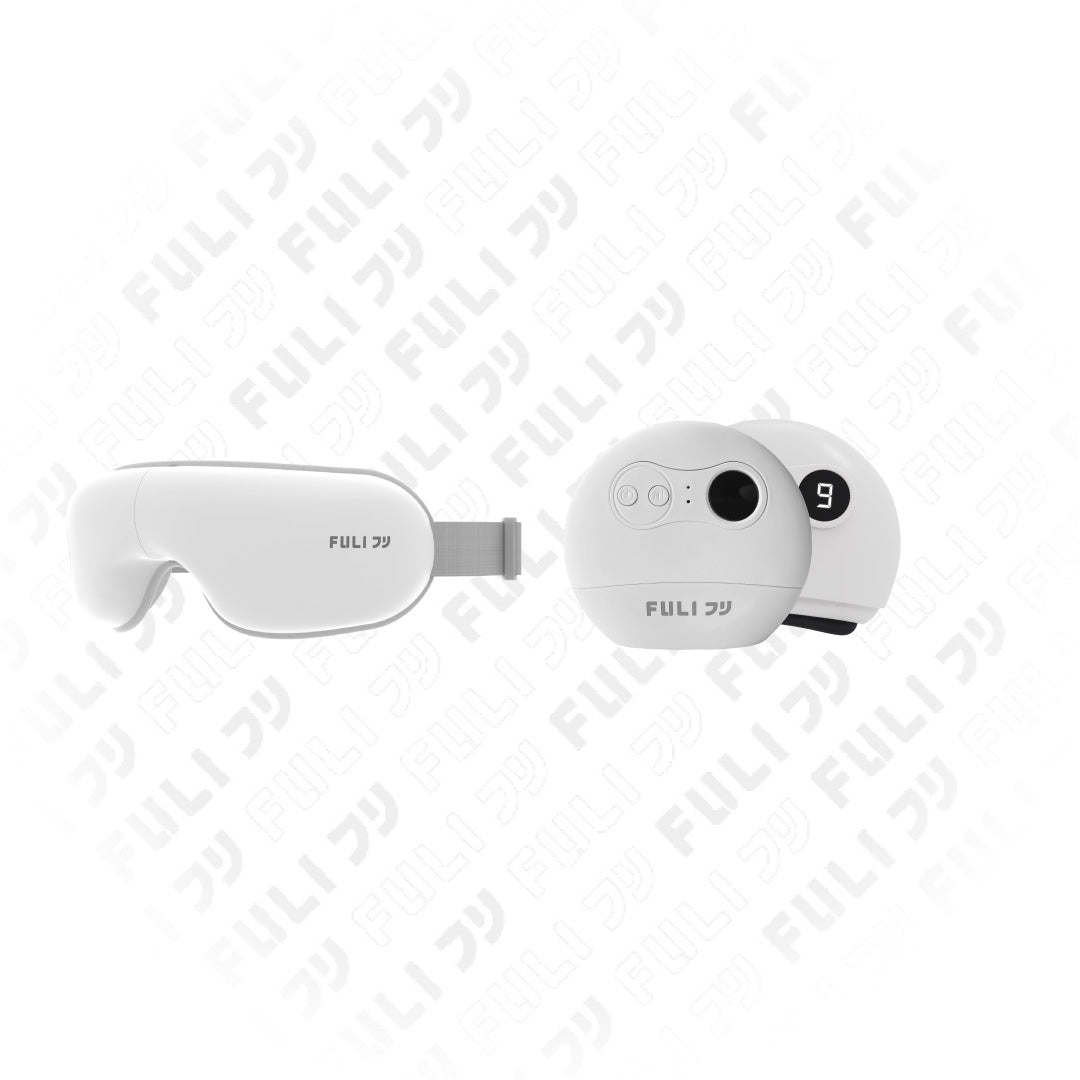 เซตตาใสหน้ายกกระชับ | FULI Smart Eye Massager Lite + FULI Natural Stone Electric Gua Sha