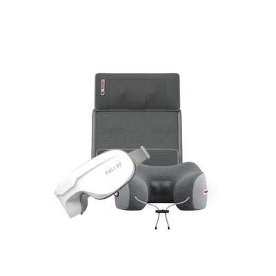 เซตนวดผ่อนคลายครบจุด  FULI Ergonomic Smart Massager Mattress + Ergo Massage Neck Pillow + Smart Eye Massager