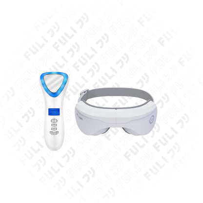เซตสปาหน้าและตา FULI Smart Hot and Cold Ultrasonic Facial Treatment Device + Smart Eye Massager