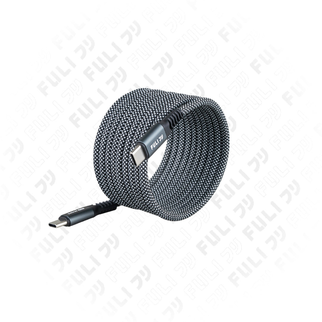 สายชาร์จเร็วแบบแม่เหล็ก Type-C (240W/5A) | FULI Magnetic Charging Cable Type-C (240W/5A)