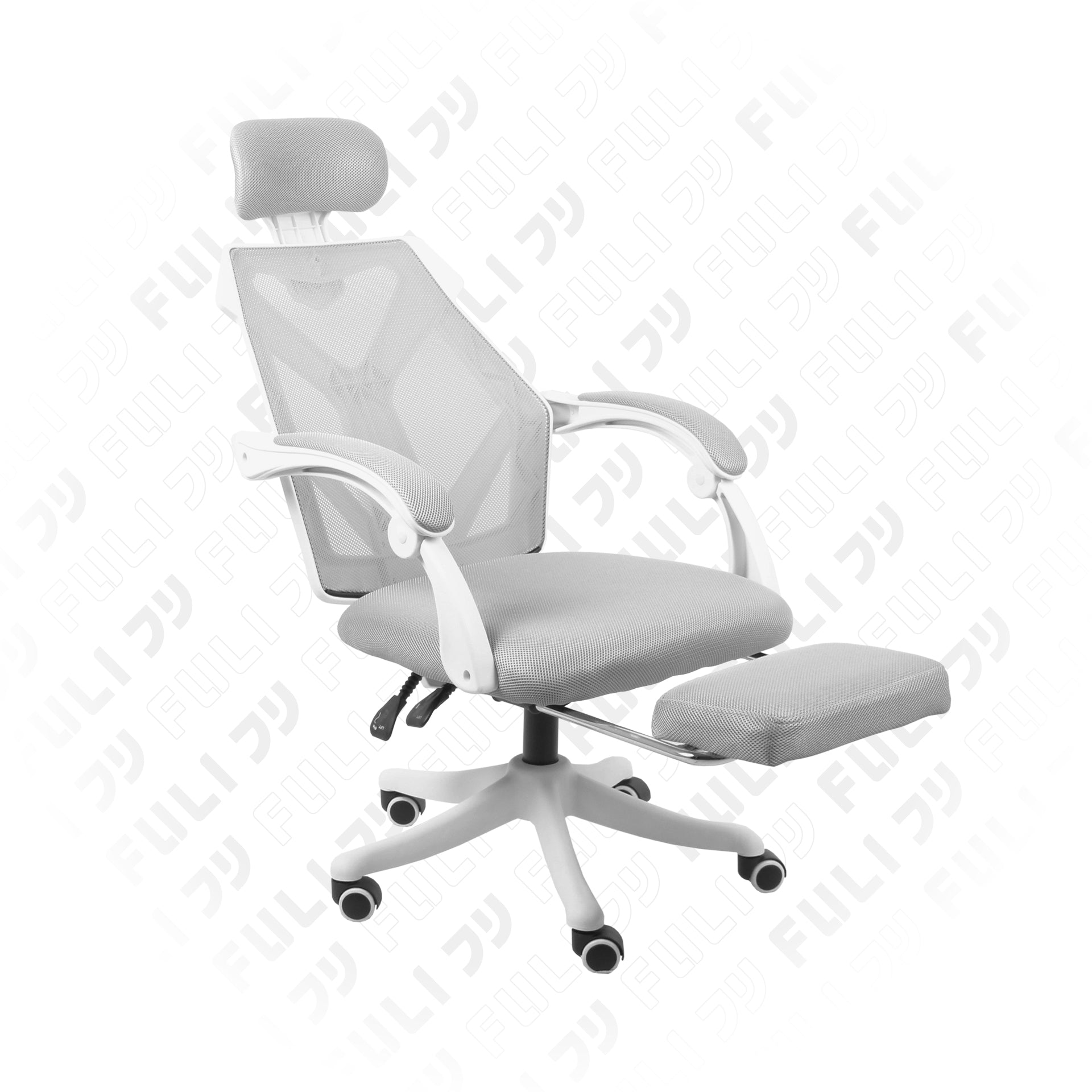 เก้าอี้สุขภาพ รุ่น X8 - ขาว | FULI X8 ErgoChair - White | X8 エルゴチェア - ホワイト