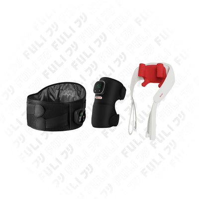 [PRE] เซตนวดสบายหายปวดทั้งตัว | FULI Waist Massager + FULI ThermoFlex Knee Massager + FULI Neck and Shoulder Massager