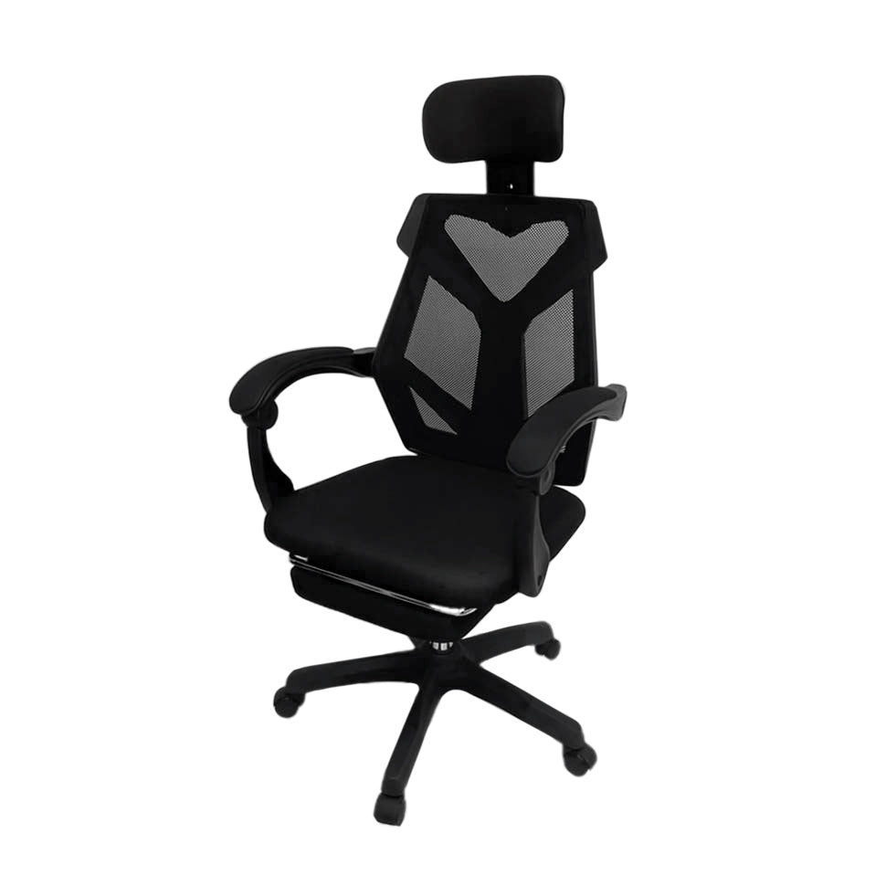 เซตเก้าอี้นั่งฟิน เก้าอี้สุขภาพ FULI X8 ErgoChair - Black ดำ แถมฟรี เบาะรองนั่งรูปตัว O