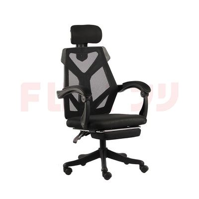 เซตคู่สุดคูล FULI X8 ErgoChair + Breeze Fan UV Protection Umbrella - Black ดำ / White ขาว