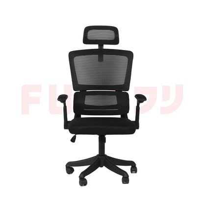 เก้าอี้สำนักงานเพื่อสุขภาพ รุ่น M8 - สีดำ | FULI M8 ErgoMesh Office Chair - Black