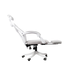 ชุดเซตทำงานเพลินสุดคุ้ม FULI X8 ErgoChair - White ขาว + 3Memory Foam Lumbar Support Cushion Core U Shape Seat Cushions +  Ergonomic Adjustable Desk